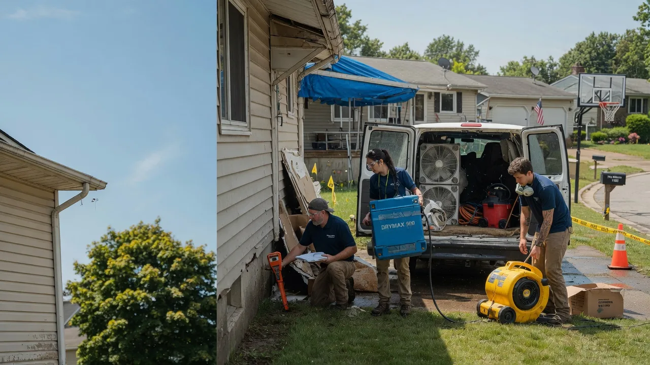 Ceiling Leak Cleanup in Litchfield, MI near me